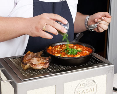 On the Coals Pork Tomahawk I Kasai Grills