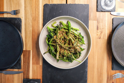 Buttery Fire Kissed Greens