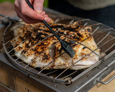 On the Coals Turbot & Beurre Noisette Sauce by Tommy Banks