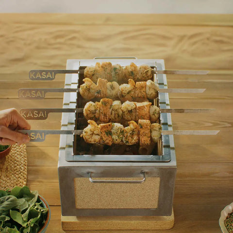 Kasai Konro Skewer Rack & Skewers