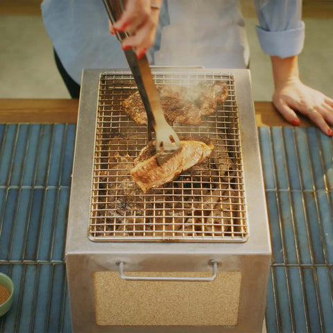 Little Kasai Konro Grill with Stainless Steel Frame