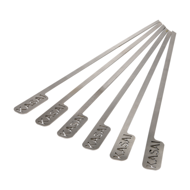 Kasai Konro Stainless Steel Skewers - Pack of 6