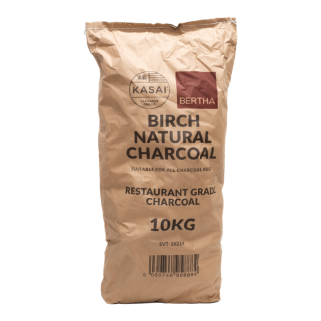 Kasai Restaurant Quality Birch Lumpwood Barbecue Charcoal - 10kg